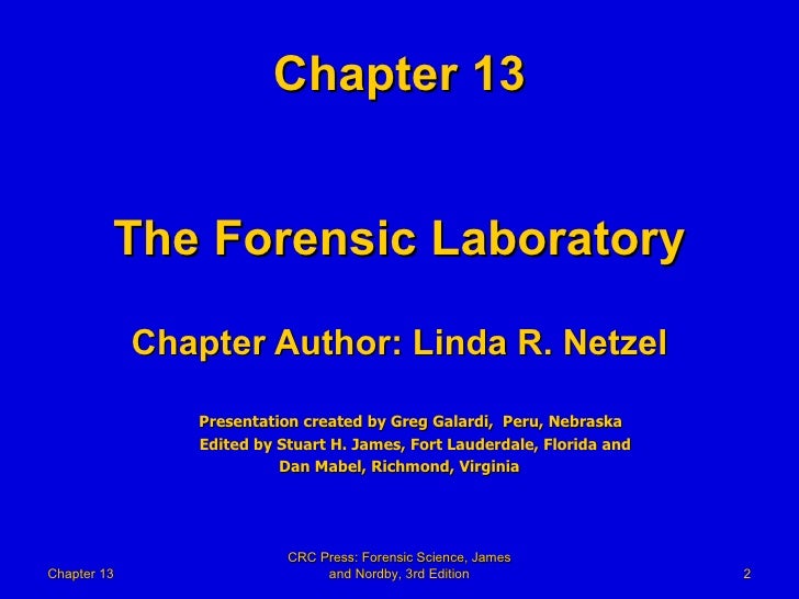 13 forensic science powerpoint chapter 13 the forensic laborat laboratory presentation