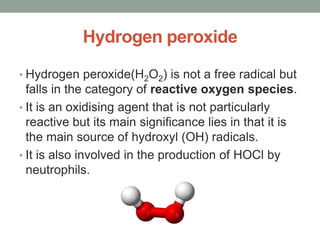 13. free radicals and antioxidants | PPTX