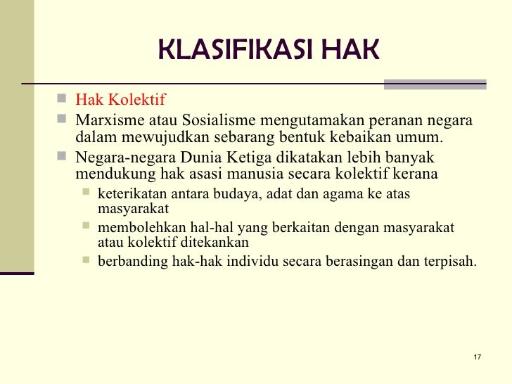 13 Hak Asasi
