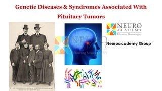 Genetic Diseases & Syndromes Associated With
Pituitary Tumors
 