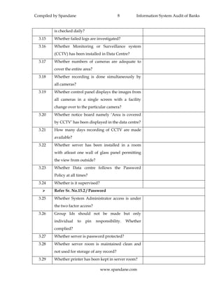 13 information system audit of banks | PDF
