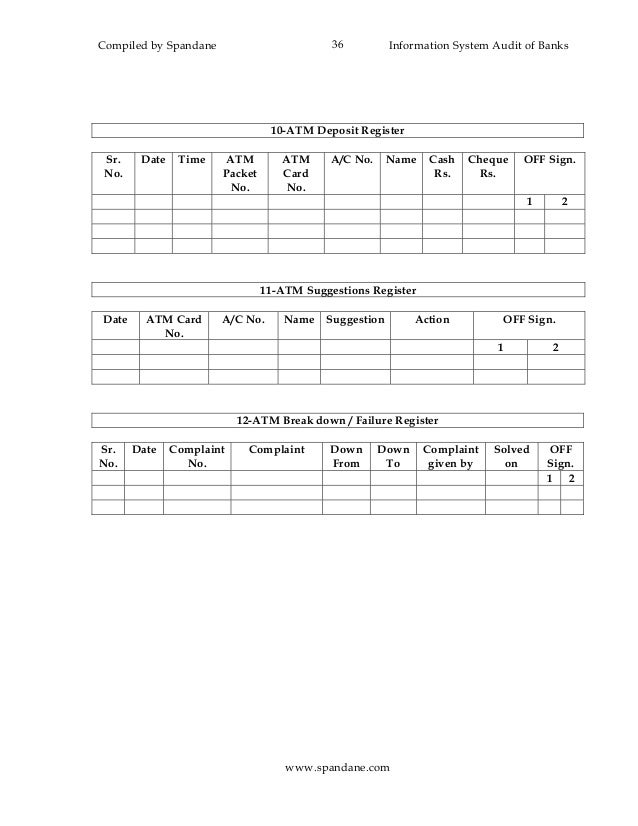 transaction register booklets