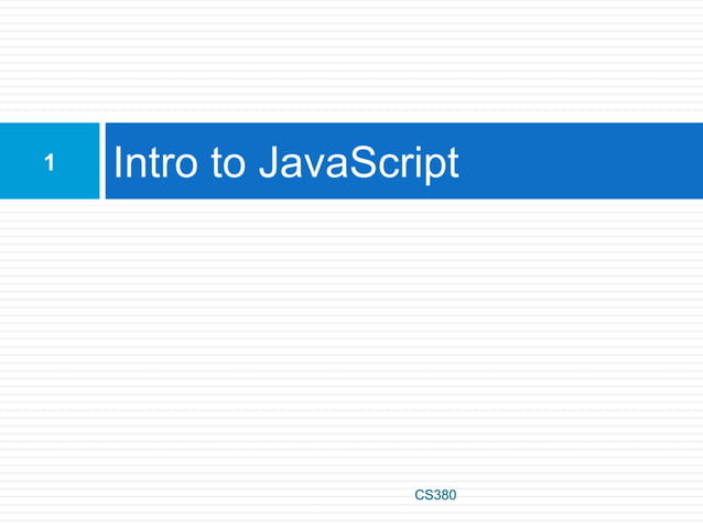 13-IntroJavascript.pptxIntroduction to java script | PPT