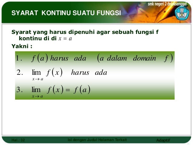 13 Limit Fungsi Smk N2 Ds 14887729