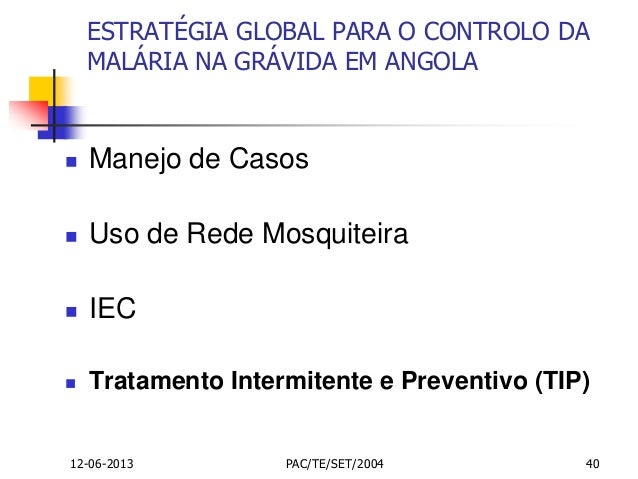 13 Malaria E Gravidez Estudantes De Medicina 2011