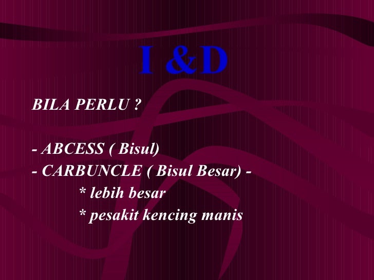 Ubat Bisul Bernanah - Berubat r