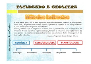 elaborado por Ana Castro




                           Adaptado de Programa de Biologia-Geologia (10º ano)10º
                           ano
 