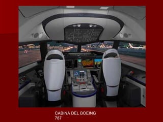CABINA DEL BOEING
787
 