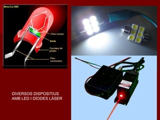 DIVERSOS DISPOSITIUS
AMB LED I DÍODES LÀSER
 