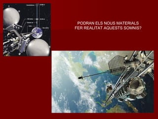 PODRAN ELS NOUS MATERIALS
FER REALITAT AQUESTS SOMNIS?
 