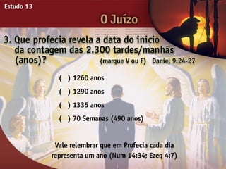 O Juízo - Ouvindo a Voz de Deus, Estudo Bíblico, Igreja Adventista