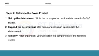 13 - Orthogonal Projection and Cross Product | PDF