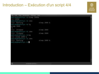 25
Introduction – Exécution d'un script 4/4
 