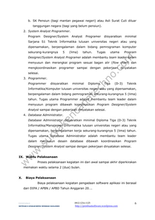 13 proposal software simwas - sistem informasi pengawasan - software ...