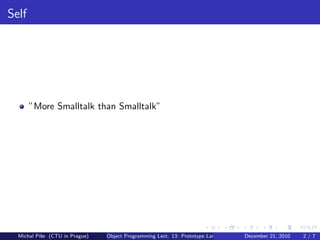 Prototype Languages | PDF