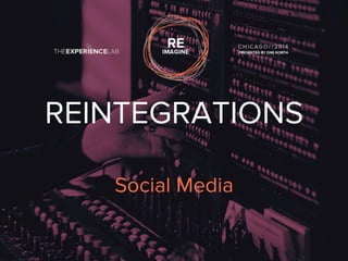 REINTEGRATIONS 
Social Media 
 