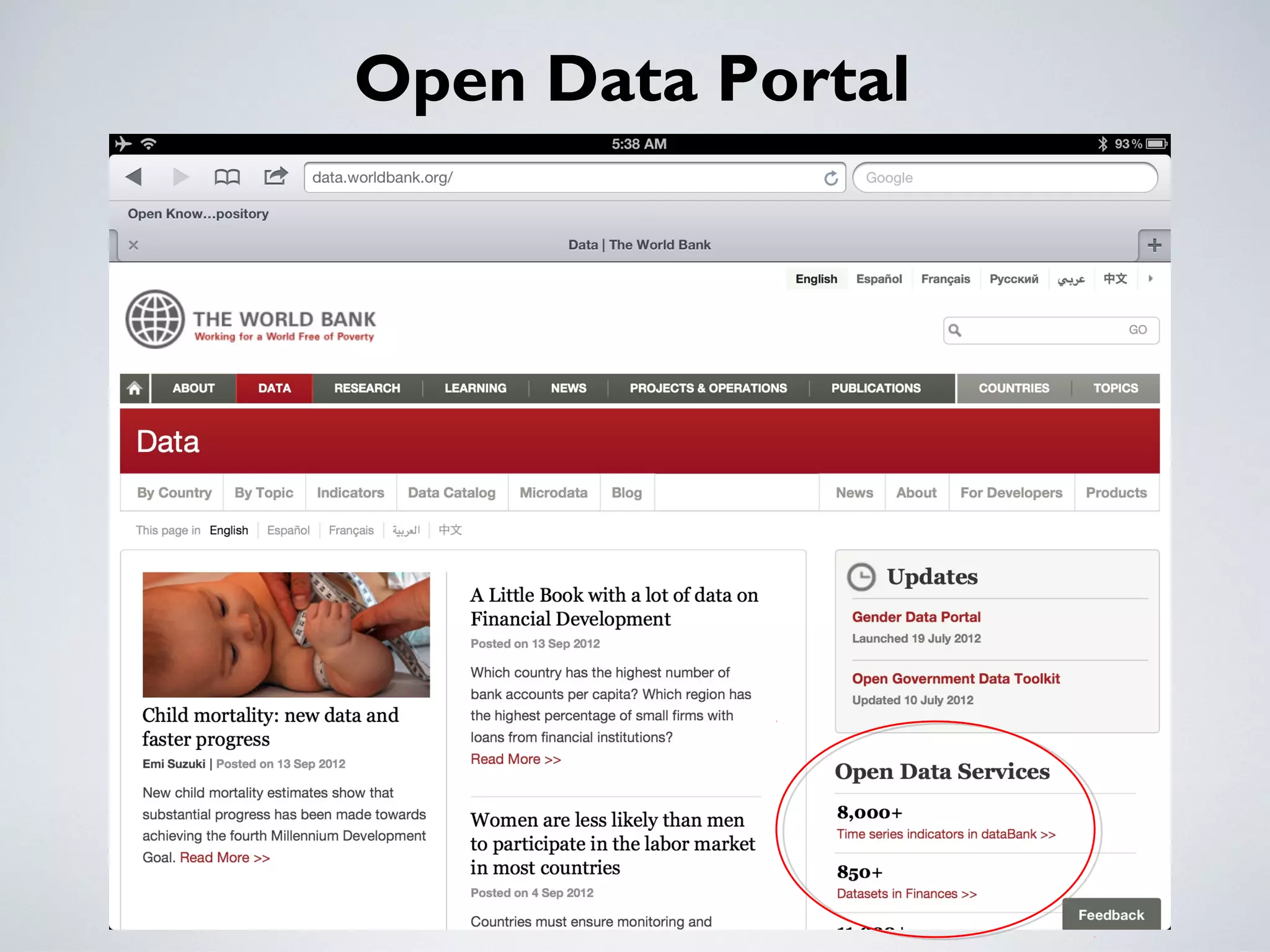 Open Data Portal
 