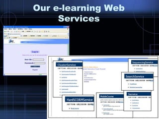 Our e-learning Web
Services
 