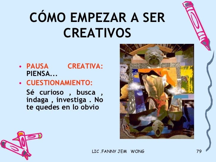 Resultado de imagen para tecnica la pausa creativa
