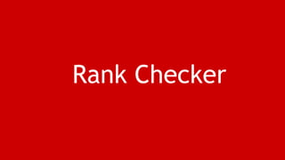 Rank Checker 
 