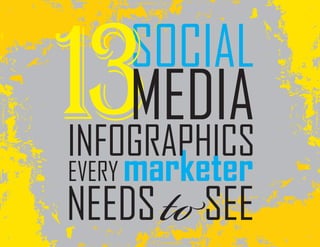 13MEDIA
    SOCIAL
INFOGRAPHICS
EVERY marketer
NEEDS     SEE
 