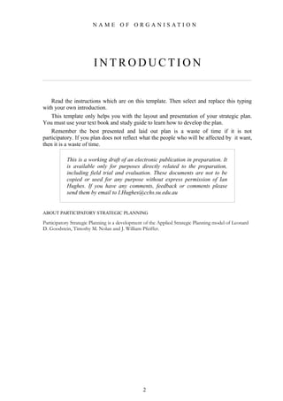 Guide Plan 13. Strategic Plan Guide | DOC