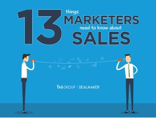 13 Things Marketers need to know about Sales
