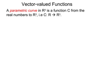 12.5. vector valued functions | PPT