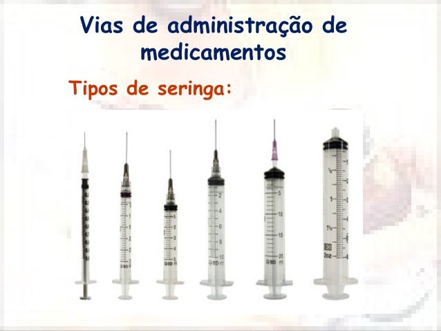 13 vias de administração