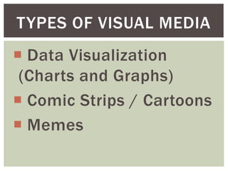 Visual Media and Information - Media and Information Literacy (MIL)