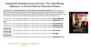 Audiobook free Trial Playstore Lone Survivor: The Total Money Makeover: A  Proven Plan for Financial Fitness