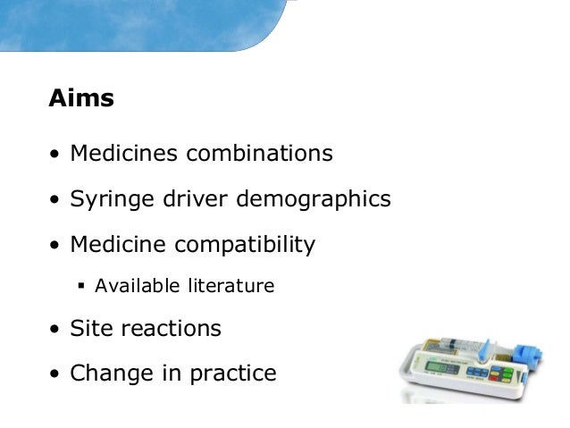 What is a syringe driver