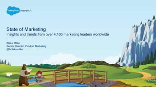 State of Marketing
Insights and trends from over 4,100 marketing leaders worldwide
Blake Miller
Senior Director, Product M...