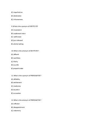 1300 Gre Words | PDF