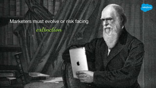 Marketers must evolve or risk facing
extinction
 
