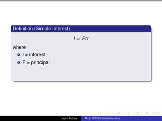 interest and principal definition