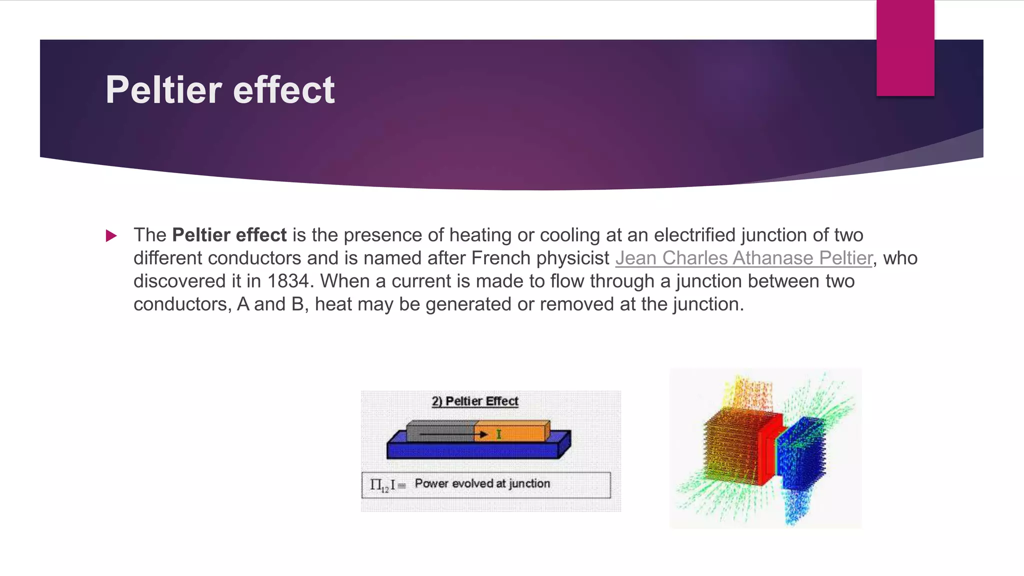 THERMOELECTRIC COOLER PPT