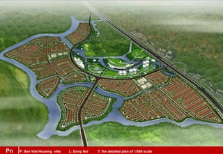 P: Sen Viet Housing villa L: Dong Nai T: the detailed plan of 1/500 scalePn
 