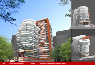 Ar P: Trung Kinh ApartHotel L: Ha Noi T: Idea, basic and implement technique designAr
 