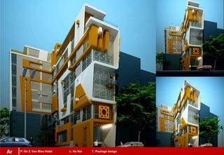 P: No 2. Van Mieu Hotel L: Ha Noi T: Package designAr
 
