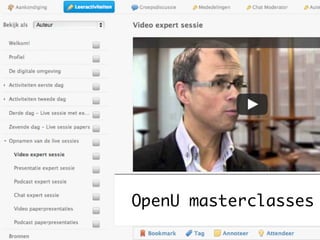 OpenU masterclasses
 