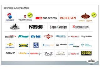 Unsere Mission


  "Unternehmen müssen es
  schaffen, bei Kunden nicht bloss
  über die Werbung, sondern über
  alle relevanten Touchpoints
  konsistent und langfristig
  positive Emotionen zu wecken."
   Zitat: Uta Jüttner, Projektleiterin am Competence Center für Dienstleistungsmanagement der Hochschule für Wirtschaft in Luzern,
   im Buch "Kundenerlebnismanagement - Praxisorientierte Handlungsanleitungen für Dienstleistungsunternehmen"
   Auf Mission von coUNDco inhaltlich angepasst
                                                                                                                                     45
 