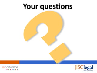 Your questions




                 30
 