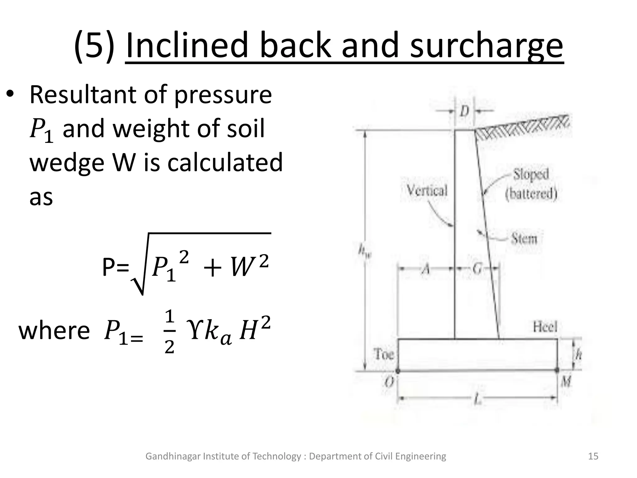 Counterfort Retaining Wall PPT