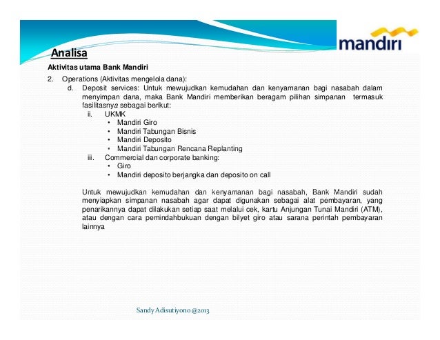 bank pinjaman dana mandiri 130121 passion mandiri [compatibility mode] bank