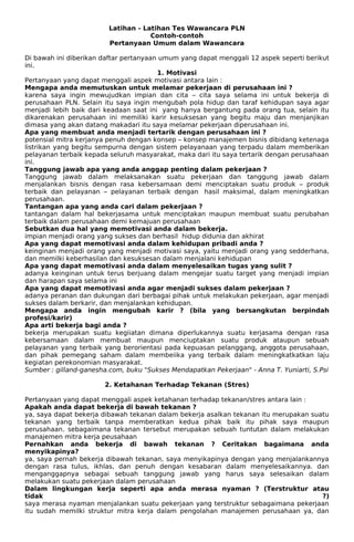 130155564 Latihan Wawancara Pln