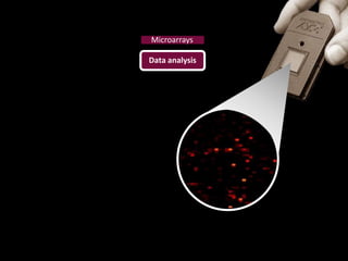 Data analysis
Microarrays
 