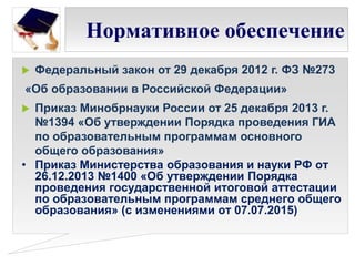 Родит Собрание Дополн 13.02.2016 Огэ 16 | PPT