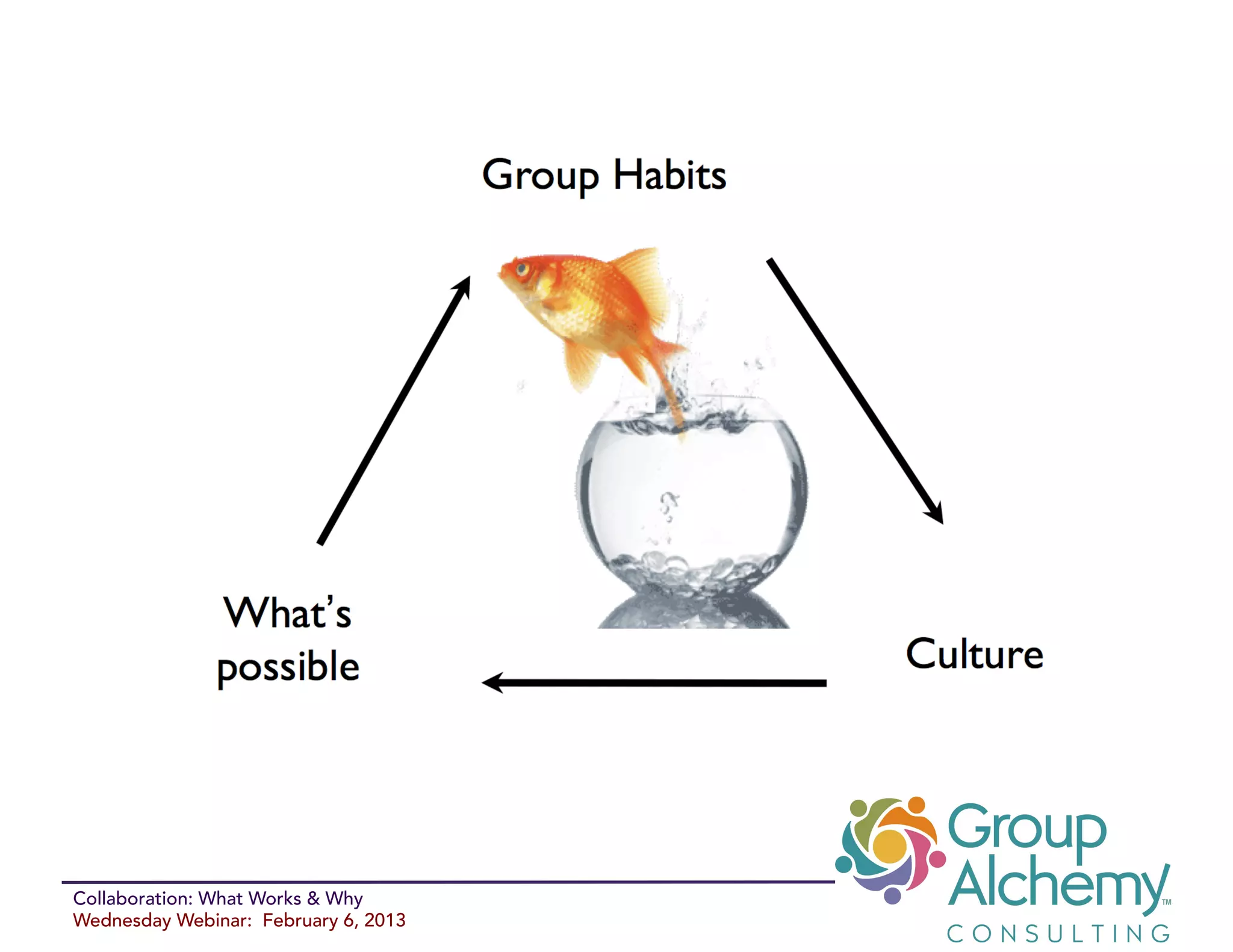 Collaboration: What Works & Why
Wednesday Webinar: February 6, 2013
 