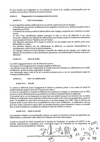 Télétravail : accord AXA